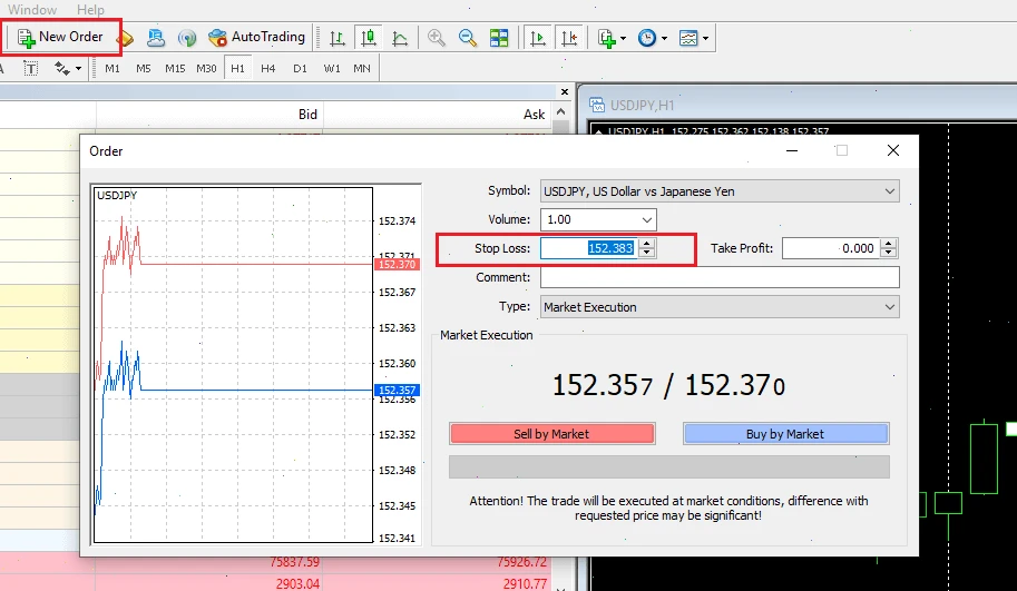 stop-loss pc fxpro